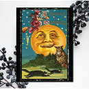 Search for broom halloween cards Vintage