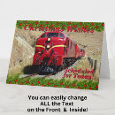 Search for the railway christmas cards For him