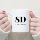 Recherche de rétro tasses Typographie