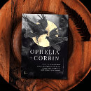 Search for ravens wedding invitations Dark