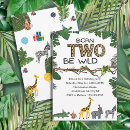 Search for 2 giraffes invitations Born two be wild