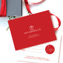 Search for merry christmas business gift certificates Red