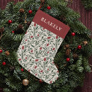 Search for red and green christmas stockings Floral