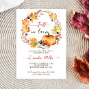 Search for wreath bridal shower invitations Fall in love