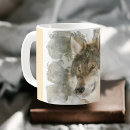 Search for watercolor wolf mugs Wolves