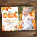 Recherche de de citrouille anniversaire invitations 1re