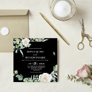 Search for green and black wedding invitations Eucalyptus