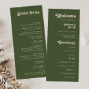 Search for church wedding programs Retro ceremony timeline