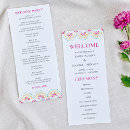 Search for mexican wedding programs Colourful