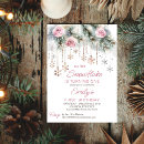 Search for snowflake party invitations Watercolor