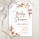 Search for arch baby shower invitations Boho bohemian