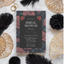 Recherche de red black bridal shower invitations Noir