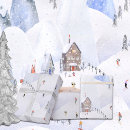 Search for ski christmas wrapping paper Mountain