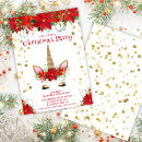 Recherche de unicorn noël invitations Mignon