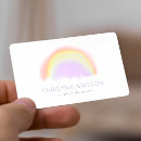 Search for rainbow business cards Minimalist