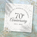 Search for 70th wedding anniversary paper plates 70 years