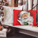 Recherche de santa claus coussins Rouge et blanc