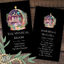 Search for crescent moon business cards Yoga
