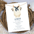 Recherche de sailor baby shower invitations Ancre