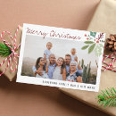 Recherche de nouvelle maison heureuse vœux cartes Photo de famille