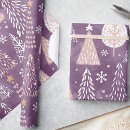 Search for purple snowflake wrapping paper Cute