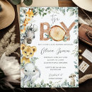 Search for green baby boy shower invitations Whimsical