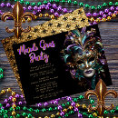 Search for mardi gras invitations Fleur de lis