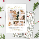 Search for 6 photo christmas cards Typography