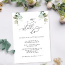 Search for renewal of vows invitations Eucalyptus greenery