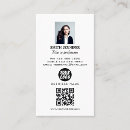 Recherche de code barres qr cartes visite Noir et blanc