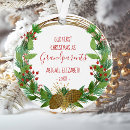 Search for baby name ornaments Grandparents