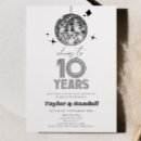 Search for 10 year anniversary invitations Cheers to 10 years