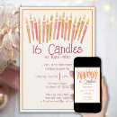 Search for sixteen candles invitations Fun