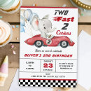 Search for 2 fast birthday invitations Racing car