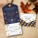 Search for navy blue orange wedding invitations Fall
