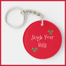 Search for red bell keychains Festive
