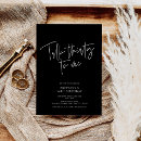 Search for thirty birthday invitations Black and white