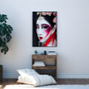 Recherche de portrait de geisha posters Classique