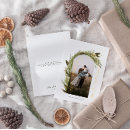 Search for wreath photo card holiday cards Gold