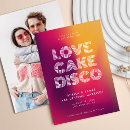 Search for disco save the dates Pink
