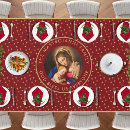 Search for gold and red christmas tablecloths Classic