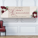 Search for burgundy banners Floral