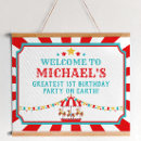 Search for welcome carnival signs Circus birthday welcome