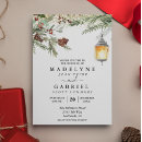 Search for elegant christmas wedding invitations Pine