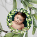 Search for wreath ornaments Baby girl