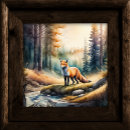 Search for fox paintings posters Forest