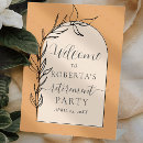 Search for retirement welcome signs Modern