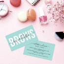 Search for eyebrow business cards Simple