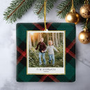 Search for red and green plaid ornaments Elegant