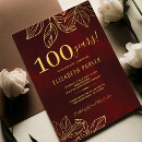Search for 100 years birthday invitations Adult birthday party